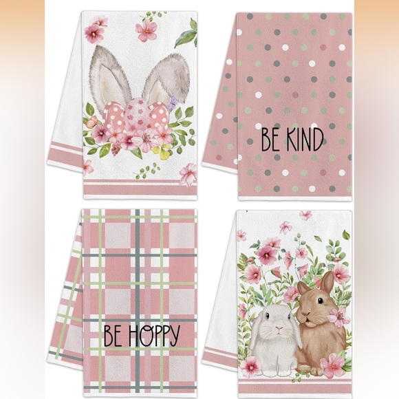 Other - Cute Easter Kitchen Towels Set